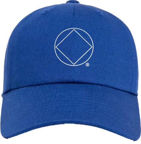 Blue Adjustable Cap with NA Service Symbol (White)