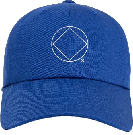 Blue Adjustable Cap with NA Service Symbol (White)
