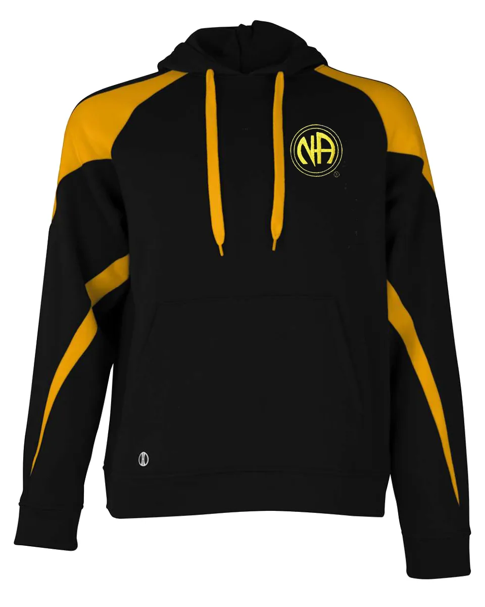 Black & Gold Hooded Sweatshirt with NA Logo (Gold) (Multiple Year)