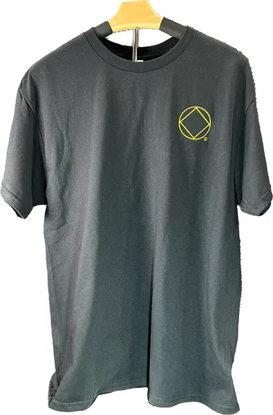 Black T-Shirt with NA Service Symbol (Gold) (Multiple Year)
