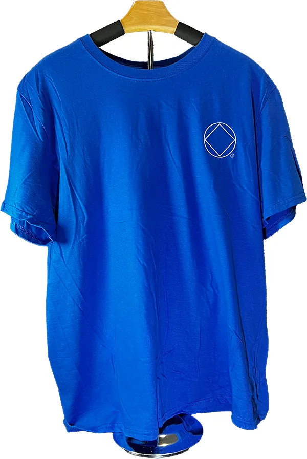 Blue T-Shirt with NA Service Symbol (White)