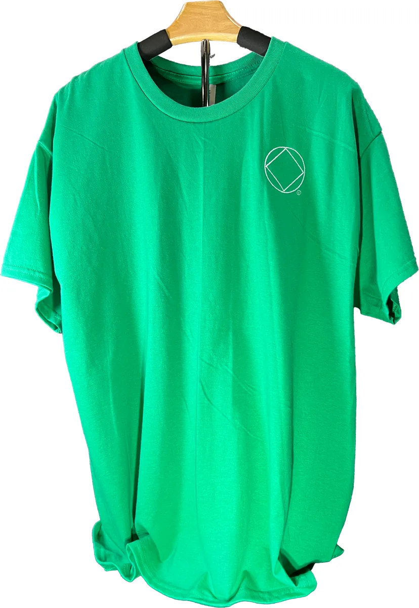 Green T-Shirt with NA Service Symbol (White) (60 Days)