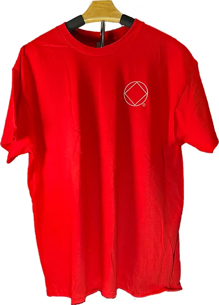 Red T-Shirt with NA Service Symbol (White) (90 Days)