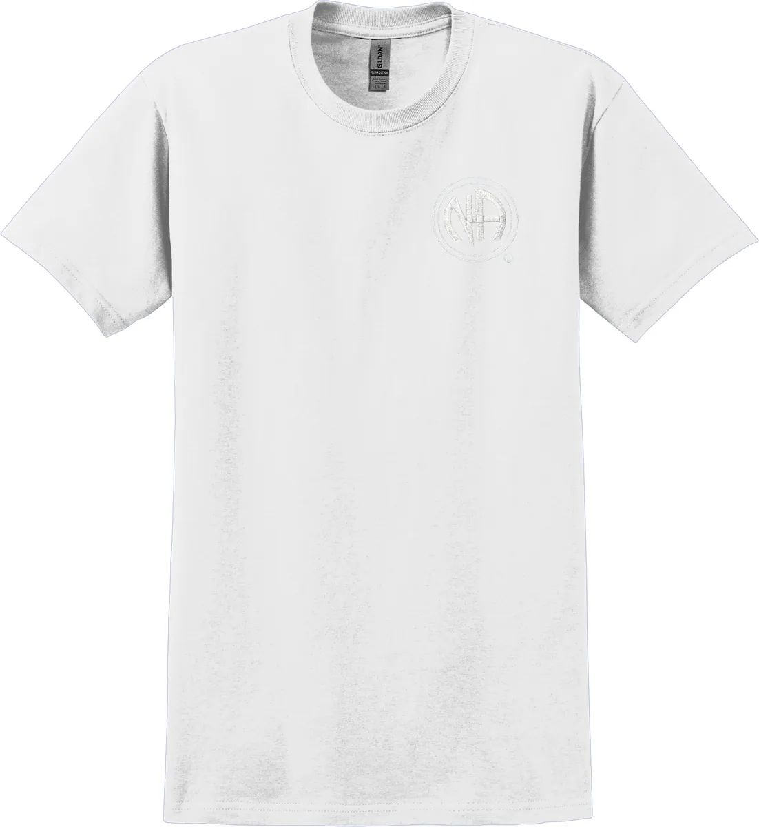 White T-Shirt with NA Logo (Glow In Dark) (1 Year)