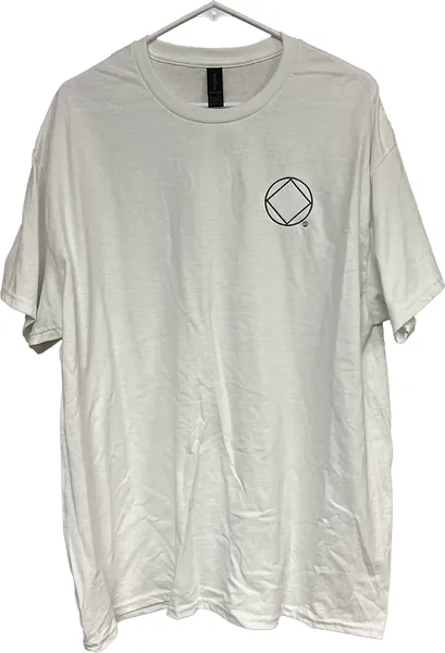White T-Shirt with NA Service Symbol (Black)