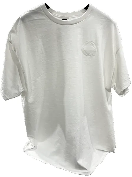 White T-Shirt with NA Service Symbol (Glow In Dark) (1 Year)